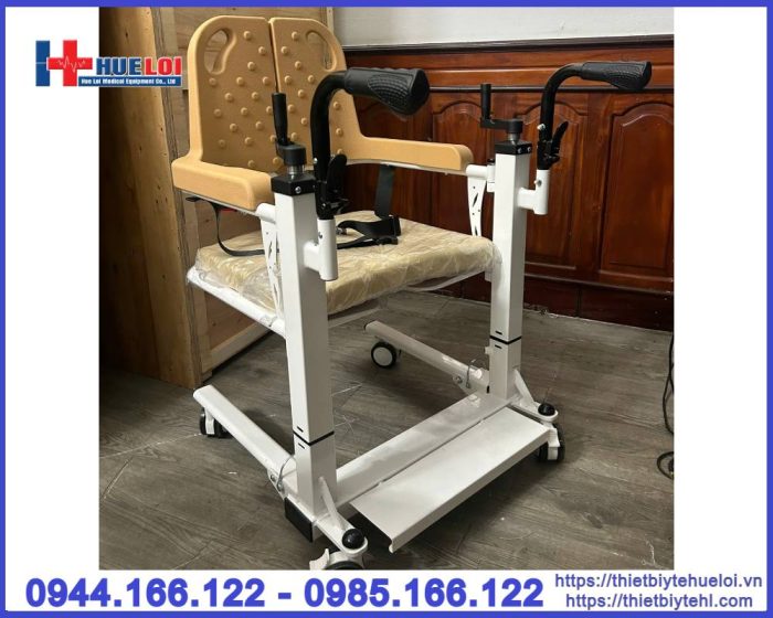 Xe lăn ghép 2 mảnh có bô vệ sinh cao cấp