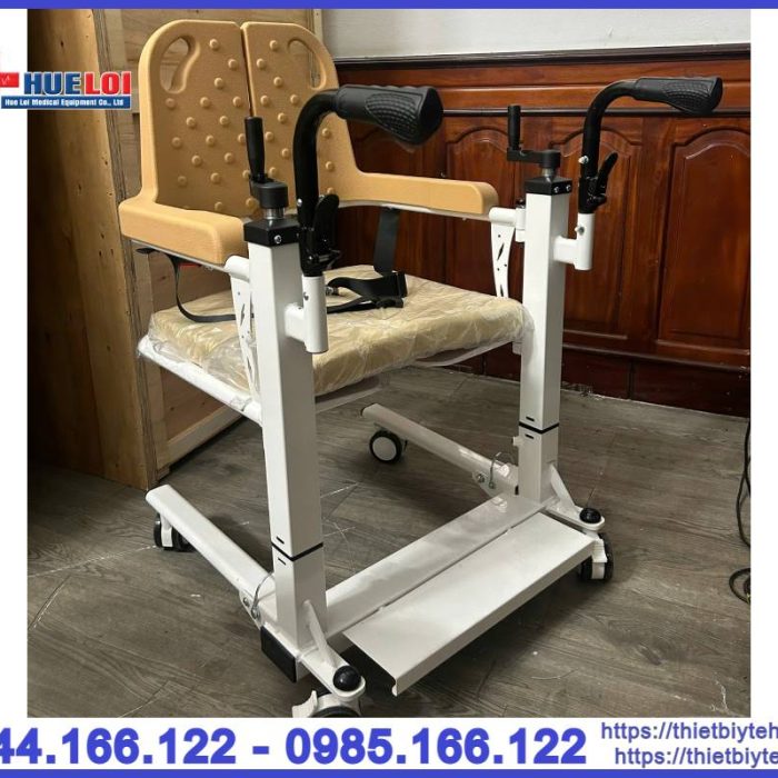 Xe lăn ghép 2 mảnh có bô vệ sinh cao cấp