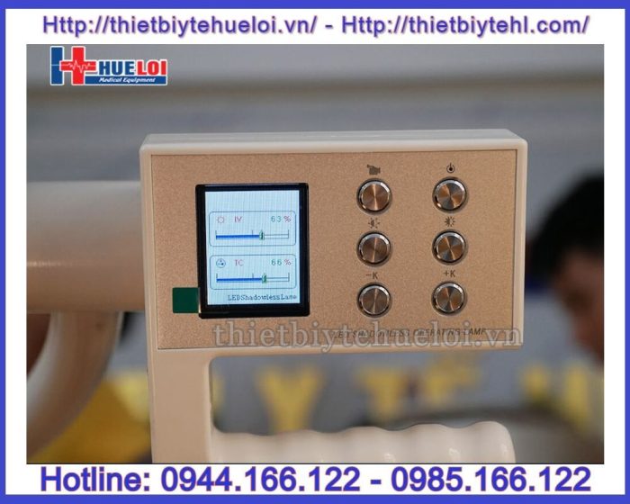 Đèn Led phẫu thuật treo trần nhà 2 nhánh 700/500