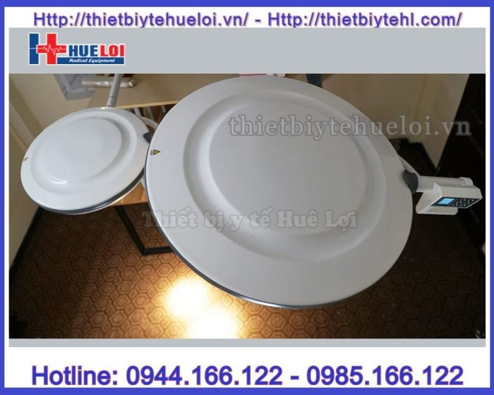 Đèn Led phẫu thuật treo trần nhà 2 nhánh 700/500