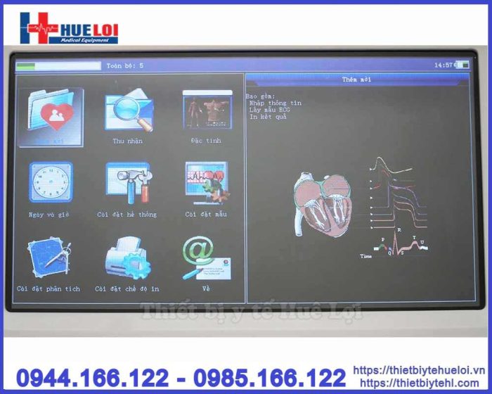 Máy điện tim 6 cần Contec-600G