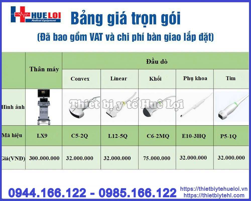 Máy siêu âm Edan Acclarix LX9