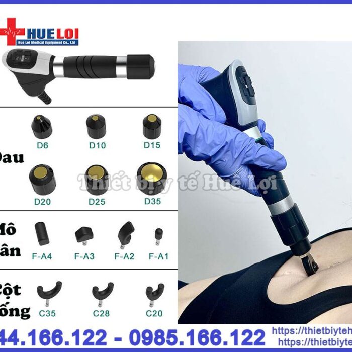 Máy xung kích trị liệu INTELECT Puls30 với 13 đầu điều trị