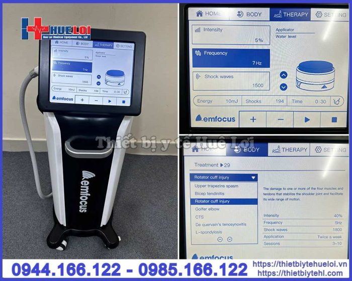 Máy xung kích hội tụ EMFOCUS-Bản cao cấp