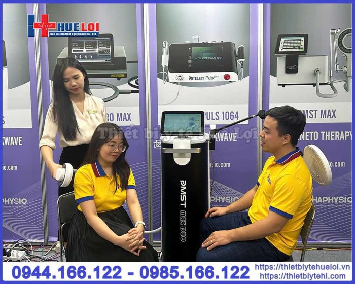 Máy từ trường 7 Tesla trị liệu 2 kênh độc lập PMST MAX DUO