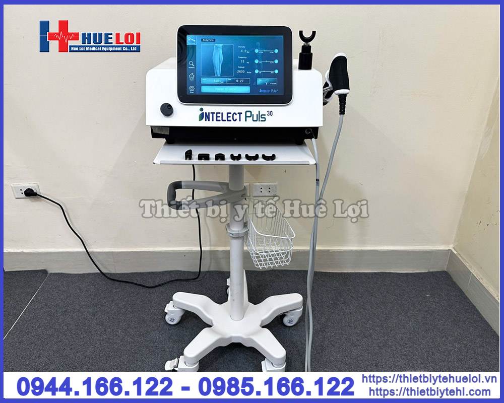 Máy xung kích trị liệu INTELECT Puls30 với 13 đầu điều trị