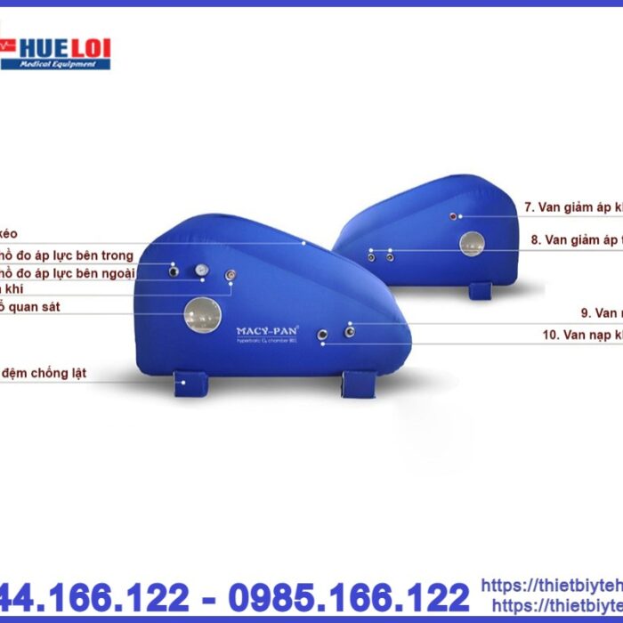 Buồng oxy cao áp xách tay ST1700