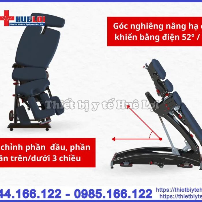 Giường tác động cột sống cao cấp chiropractic - Giường nắn chỉnh cột sống