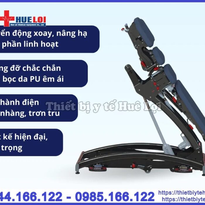 Giường tác động cột sống cao cấp chiropractic - Giường nắn chỉnh cột sống