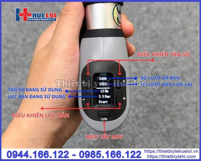 Máy xung kích Texua T703 lực 12 bar công suất cao