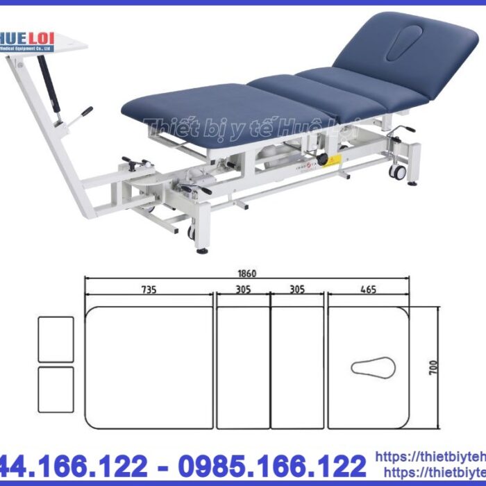 Giường kéo giãn cột sống cao cấp CY-C101F - Nâng hạ điện