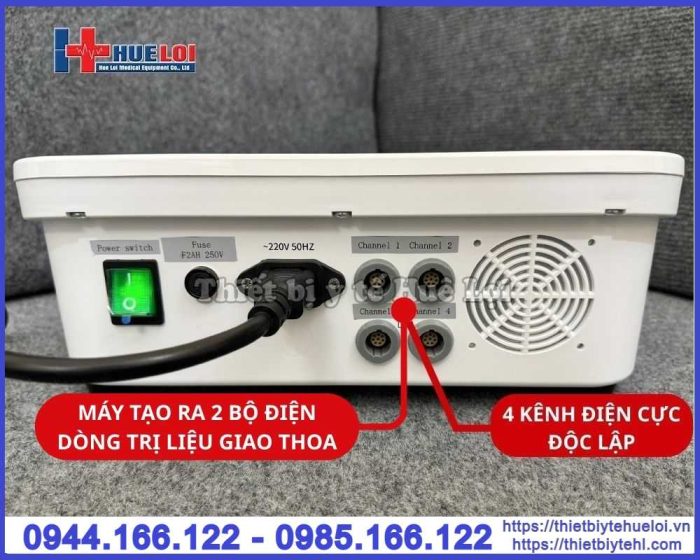 Máy điện xung trung tần giao thoa 4 kênh ZP30