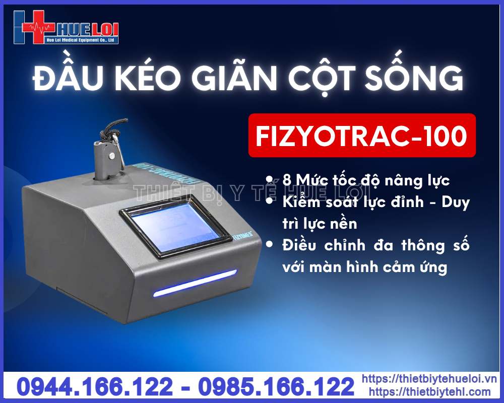 Máy kéo giãn cột sống FIZYOTRAC-100