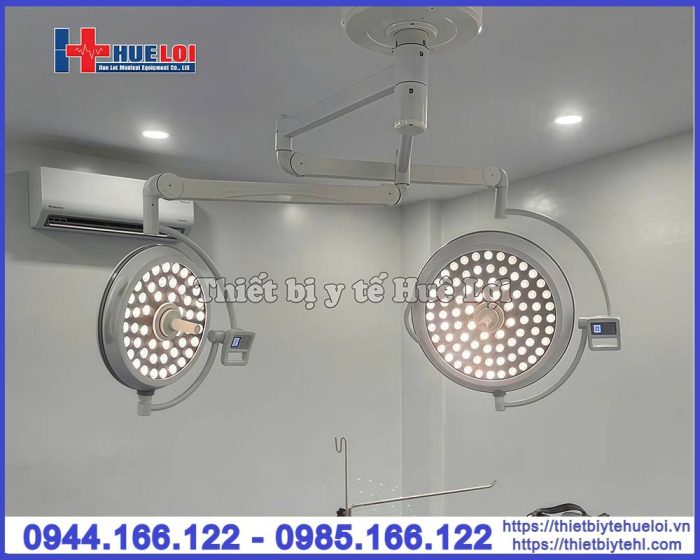 Đèn mổ treo trần 2 nhánh không hắt bóng - LED PJZF700/700