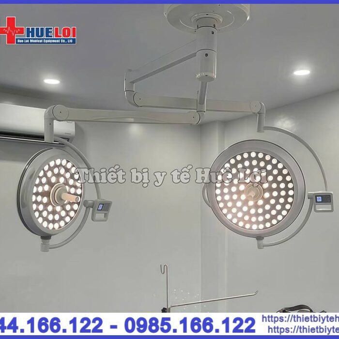 Đèn mổ treo trần 2 nhánh không hắt bóng - LED PJZF700/700