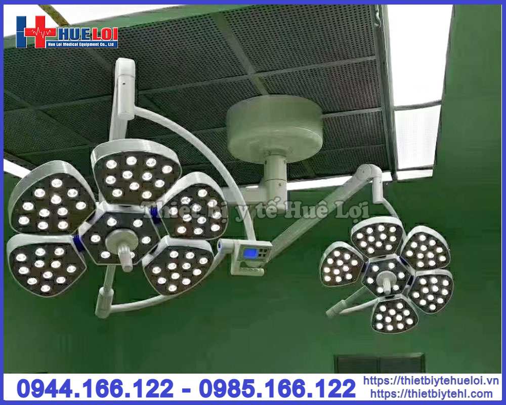 Đèn phẫu thuật treo trần 2 nhánh LED cao cấp 5-5