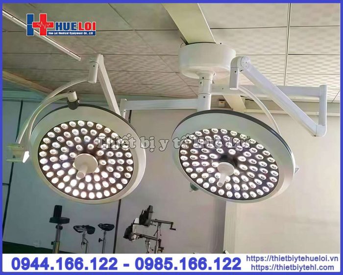 Đèn mổ treo trần 2 nhánh không hắt bóng - LED PJZF700/700