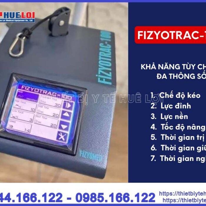 Máy kéo giãn cột sống FIZYOTRAC-100