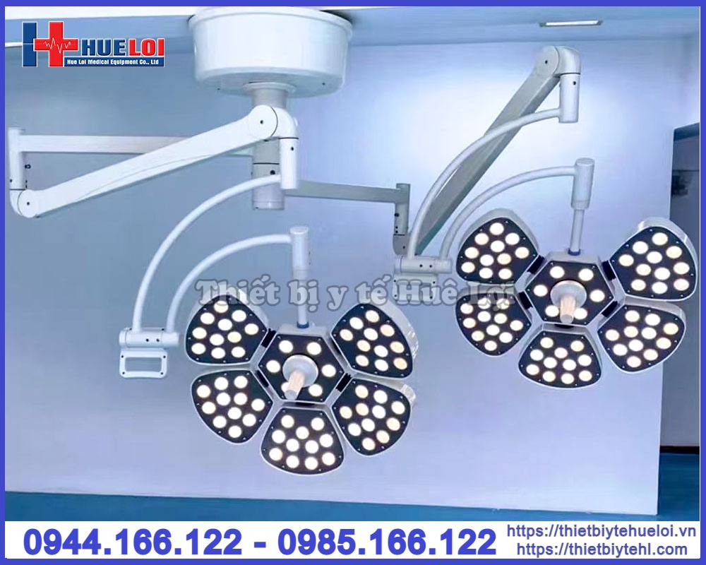 Đèn phẫu thuật treo trần 2 nhánh LED cao cấp 5-5