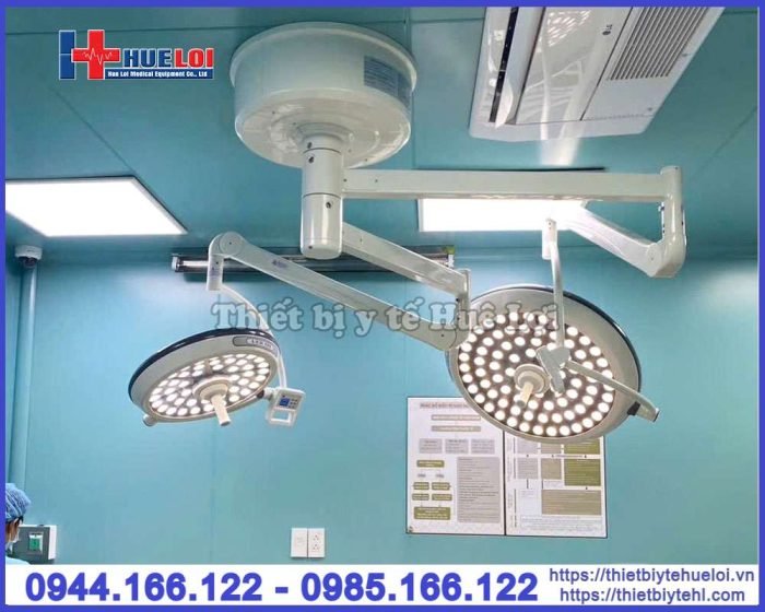 Đèn mổ treo trần 2 nhánh không hắt bóng - LED PJZF700/700