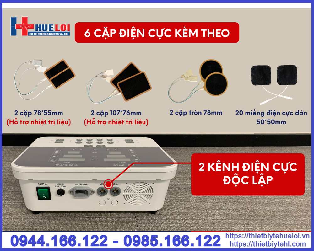 Máy điện xung giao thoa 2 kênh ZP10