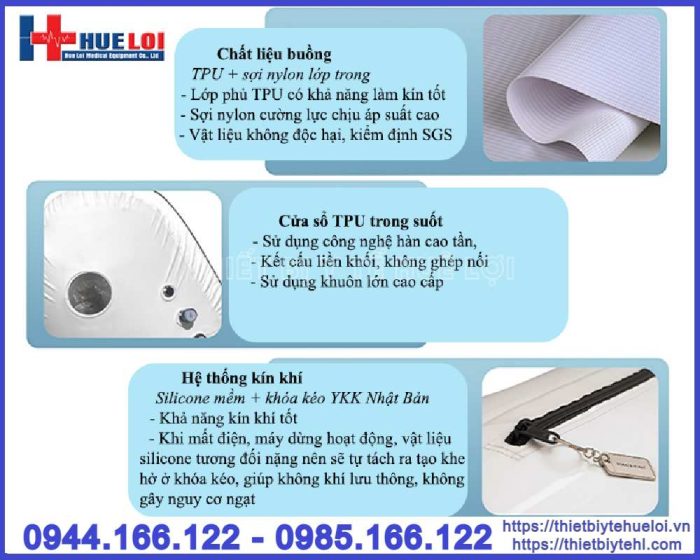 Buồng oxy cao áp gia đình giá rẻ L1